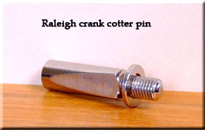 Raleigh style cotter pin
